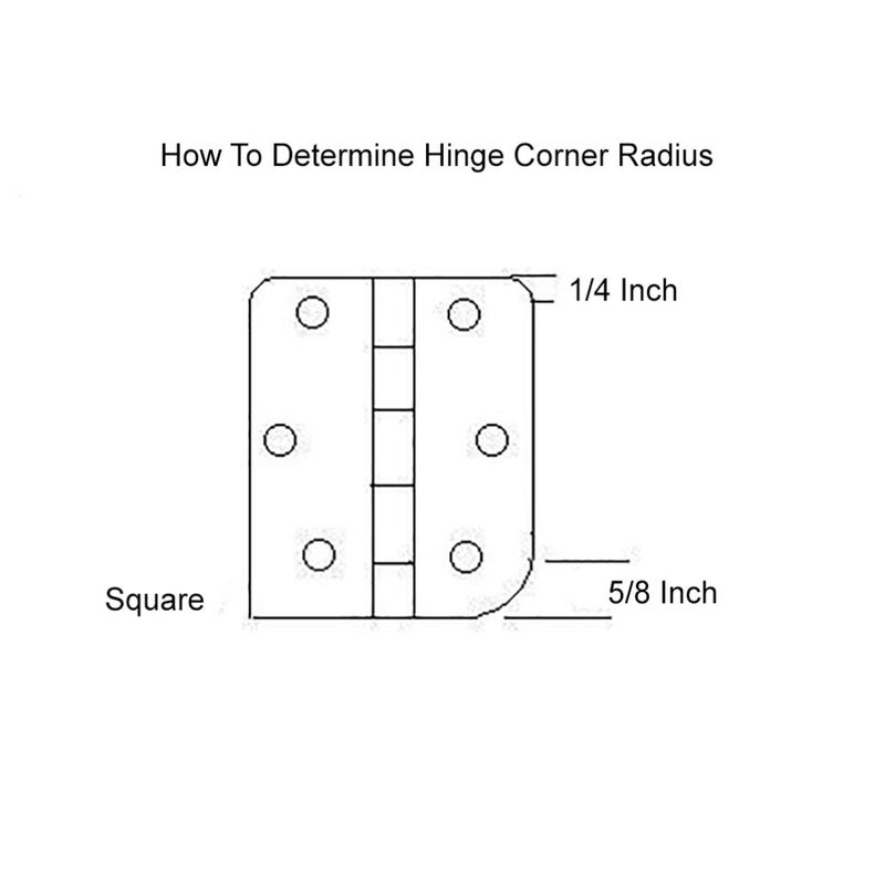 Dynasty Hardware Door Hinges, 4-Inch Spring Loaded Self Closing Hinges with 5/8" Radius Corners, Heavy Duty for Interior or Exterior Doors, Quiet Auto Close Action, 2-Pack, Oil Rubbed Bronze Finish - Image 4